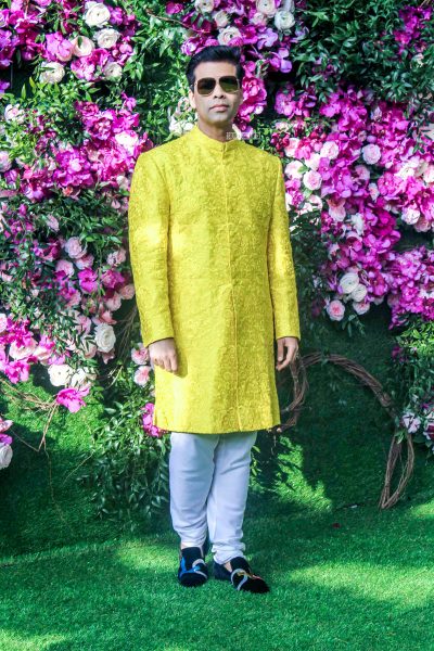 Karan Johar At The Akash Ambani and Shloka Mehta Wedding