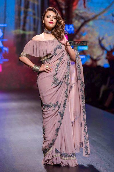 Swara Bhaskar Walks The Ramp At The 'Delhi Fashion Week 2019 – Day 2'
