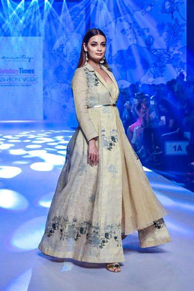 Dia Mirza Walks The Ramp At 'Bombay Times Fashion Week 2019'