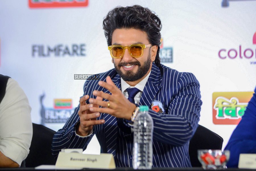 Ranveer Singh At The Filmfare 2019 Press Meet