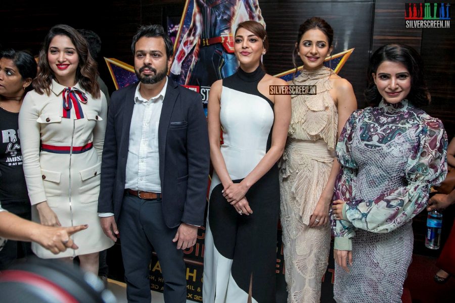 Tamannaah Bhatia, Kajal Aggarwal, Rakul Preet Singh, Samantha Akkineni At The 'Her In Every Hero' Event