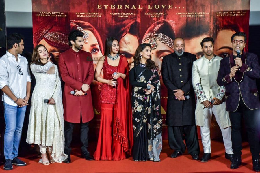 Varun Dhawan, Alia Bhatt, Sonakshi Sinha At The 'Kalank' Teaser Launch