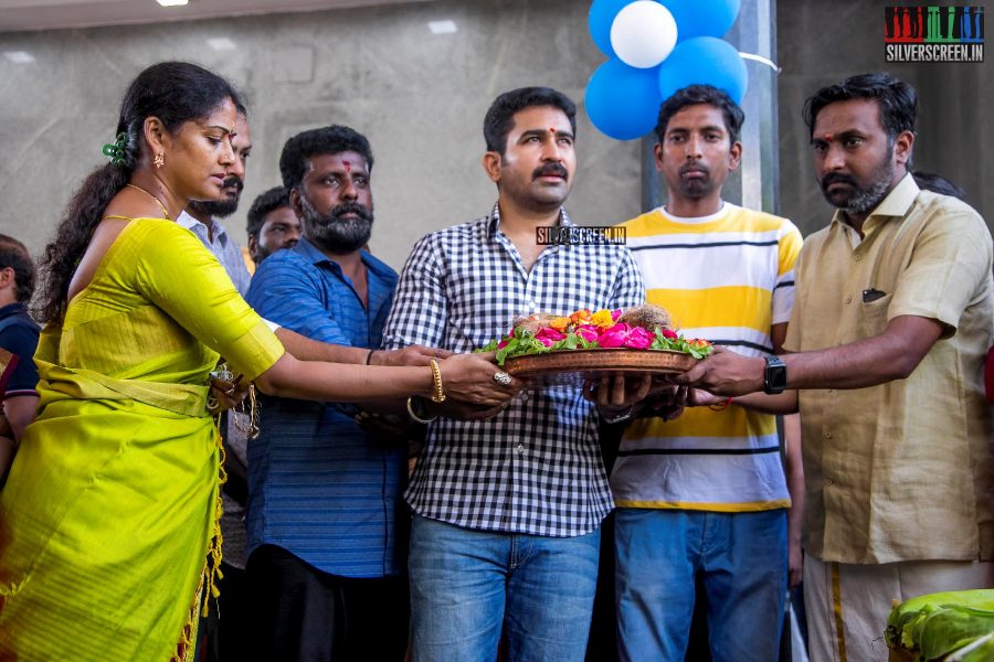 Eswari Rao, Vijay Antony At The 'Kaaki' Movie Launch