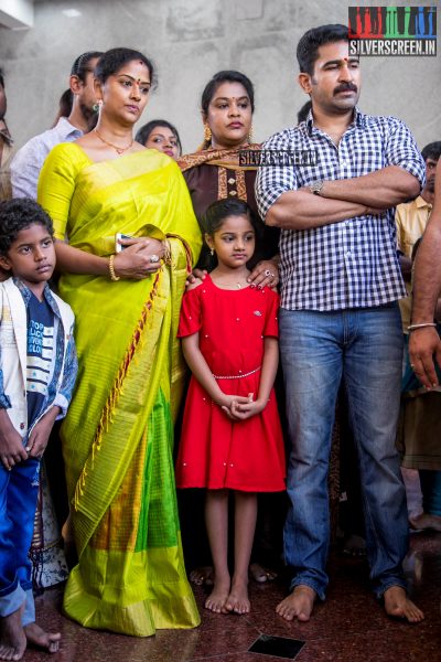 Eswari Rao, Vijay Antony At The 'Kaaki' Movie Launch