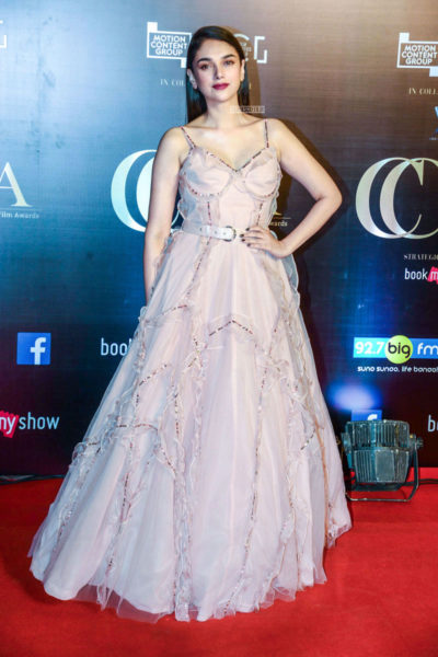 Aditi Rao Hydari In An Embellished Gown Designed By OhailaKhan At The First Critics Choice Awards