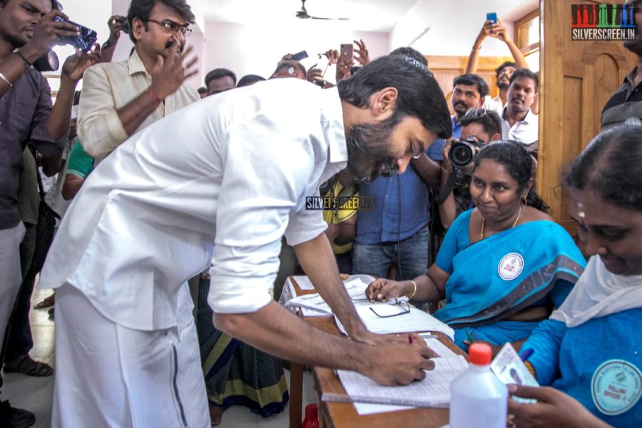 Dhanush Votes In Lok Sabha Elections 2019
