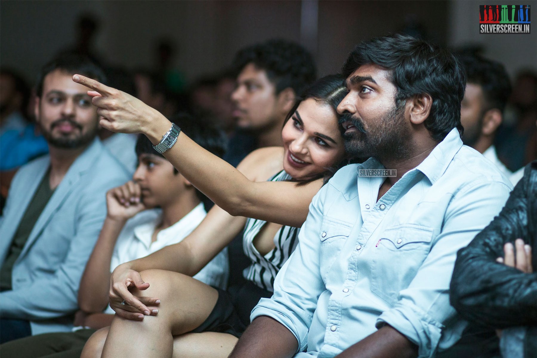 Vijay Sethupathi, Andrea Jeremiah At The 'Marvel Anthem' Launch
