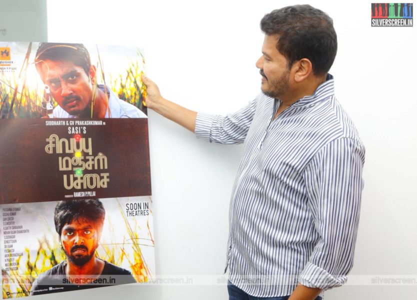 Director Shankar At The First Look Launch  Of 'Sivappu Manjal Pachai'