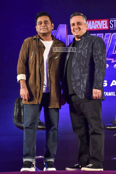Joe Russo, AR Rahman At The Launch Of Marvel Anthem At The Avengers: Endgame Event