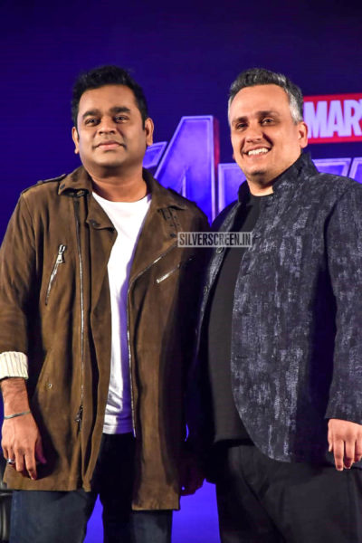 Joe Russo, AR Rahman At The Launch Of Marvel Anthem At The Avengers: Endgame Event