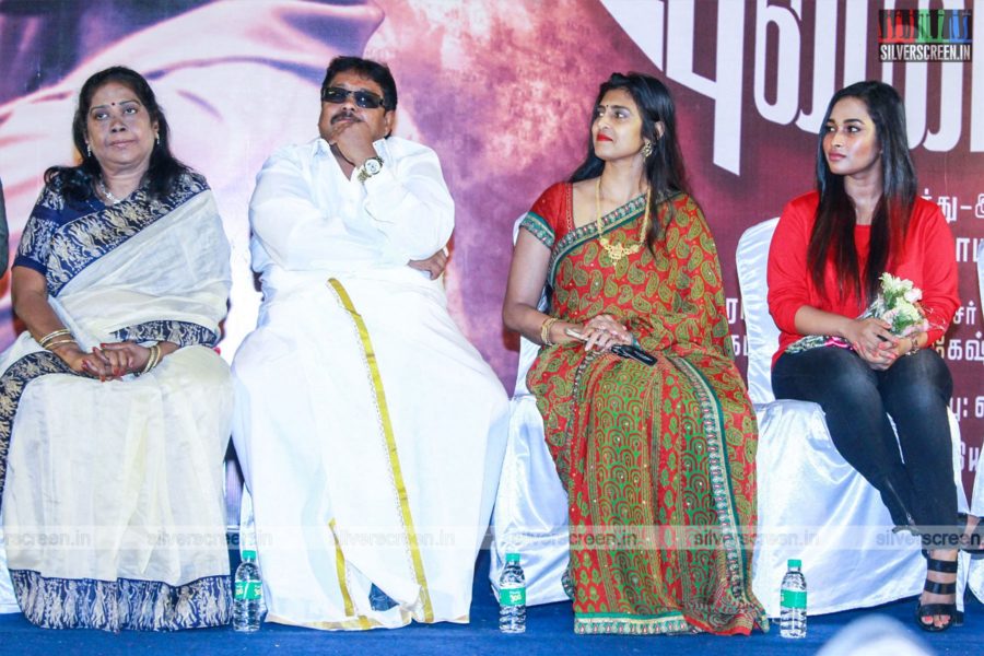 Kasthuri At The 'Mudivilla Punnagai' Movie Audio Trailer Launch
