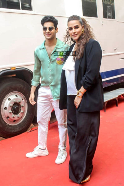 Ishaan Khatter With Neha Dhupia On The Sets Of Vogue BFFs Season 3