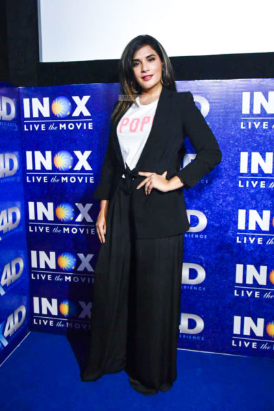 Richa Chadda At The 'IMAX 4D' Launch