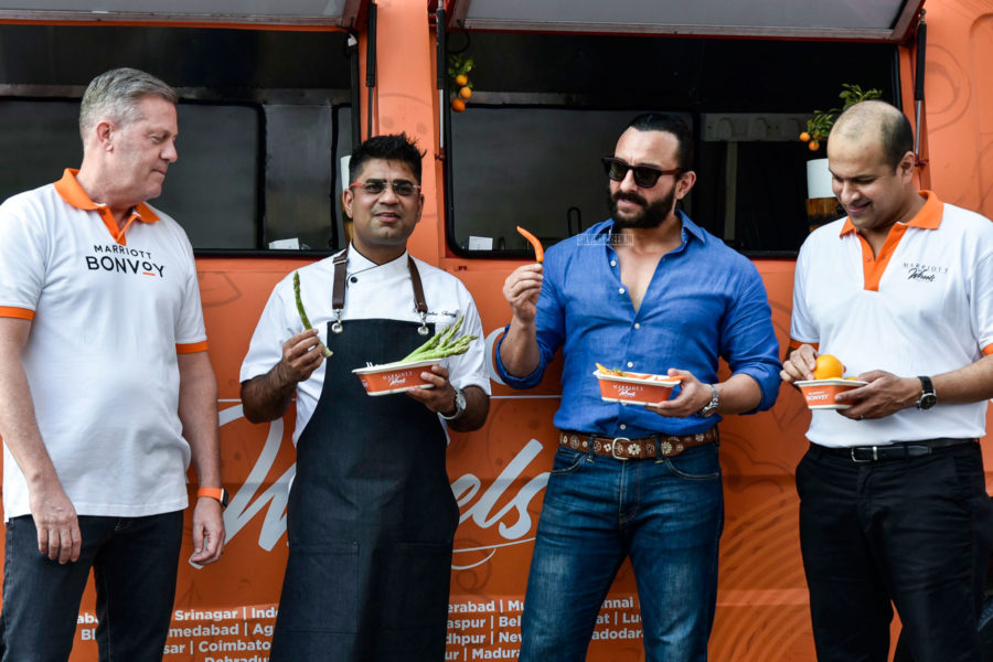 Saif Ali Khan At The Launch Of A Travelling Food Festival in Mumbai