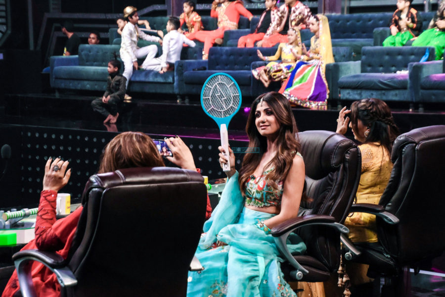 Shilpa Shetty On The Sets Of 'Super Dancer 3'