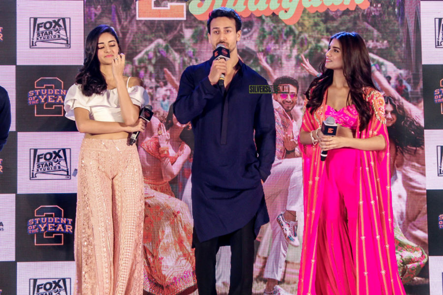 Tiger Shroff, Tara Sutaria, Ananya Panday At The ‘Mumbai Dilli Di Kudiya’ Song Launch From Student Of The Year 2
