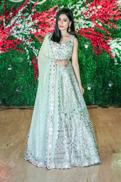 Amrita Rao At Jayantilal Gada’s Son Akshay Gada’s Wedding Reception