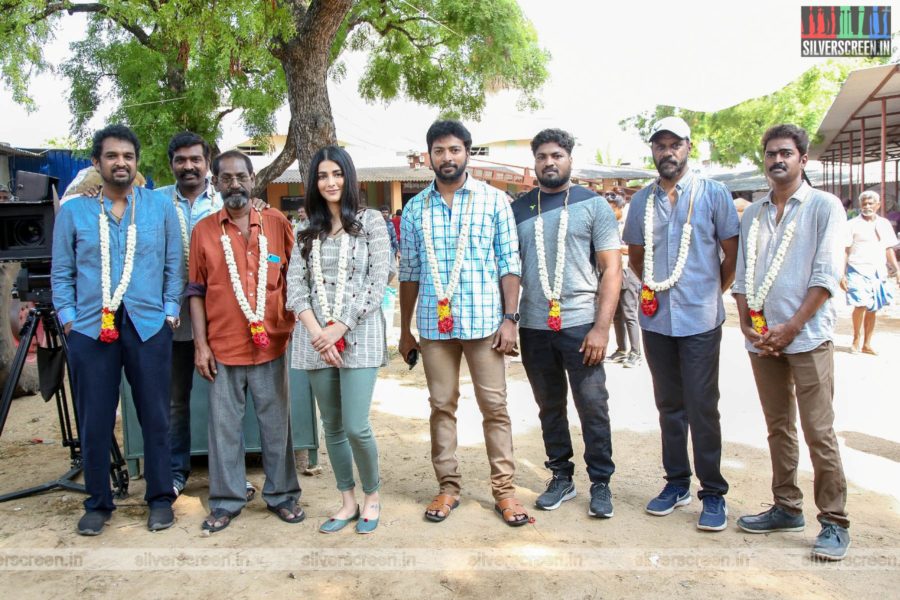 Vijay Sethupathi, Shruti Haasan At The 'Laabam' Movie Launch