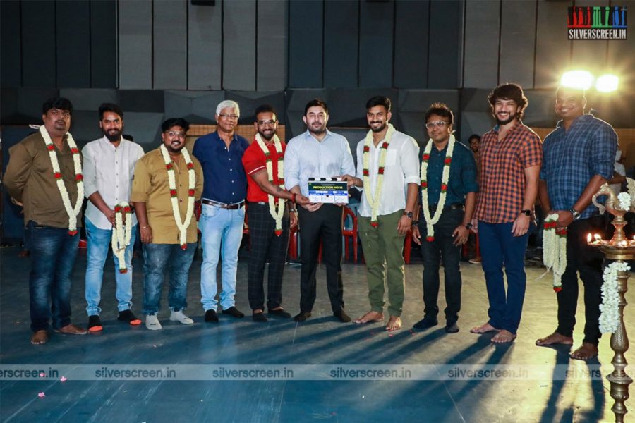 Aravind Swami, Gautham Karthik At Etcetera Entertainment-Production No 12 Movie Launch