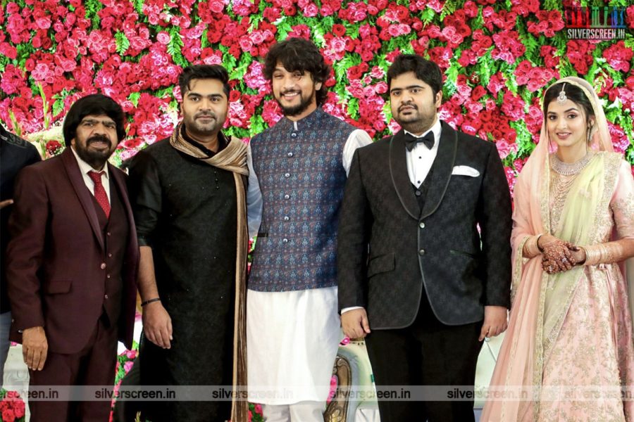 Gautham Karthik At TR Kuralarasan-Nabeelah R Ahmed Wedding Reception