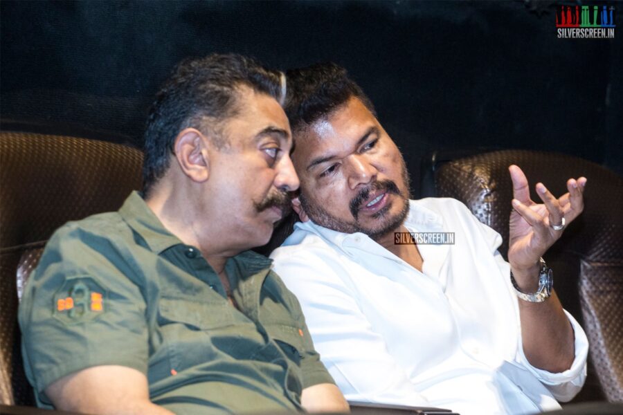 Kamal Haasan, Shankar At The 'Oththa Serupu Size 7' Audio Launch