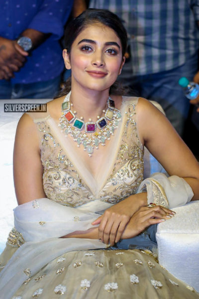 Pooja Hegde At The 'Maharshi' Pre Release Event