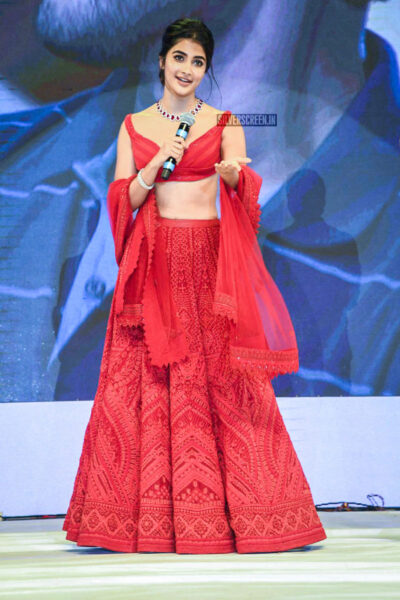 Pooja Hegde At The 'Maharshi' Success Meet