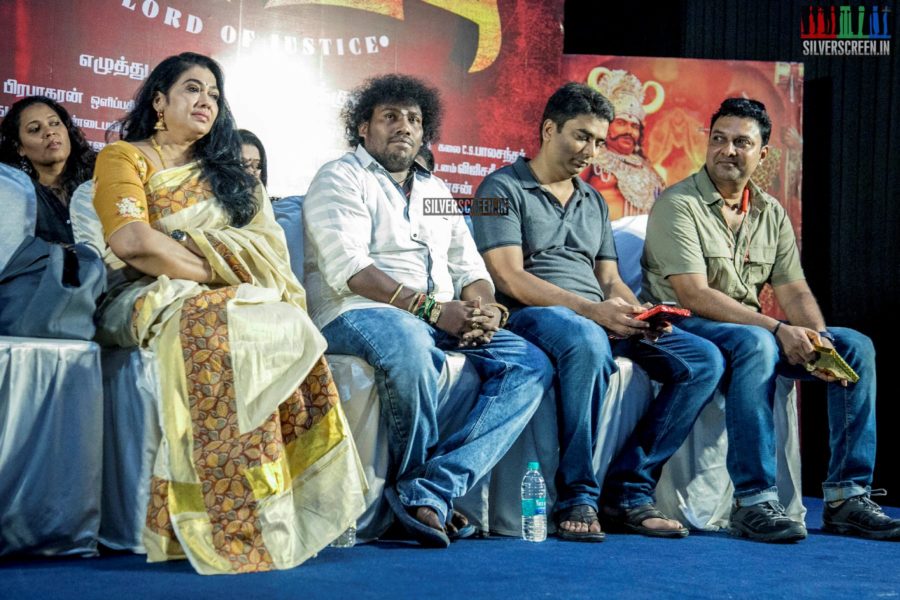 Rekha, Yogi Babu At The 'Dharmaprabhu' Audio Launch