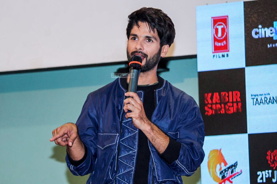 Shahid Kapoor At The Mere Sohneya Song Launch From Kabir Singh