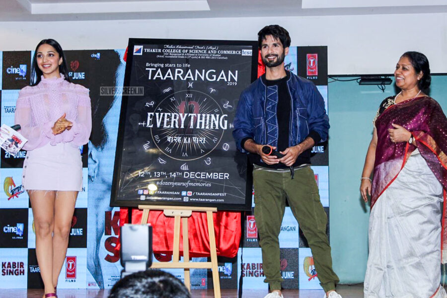 Kiara Advani And Shahid Kapoor At The Mere Sohneya Song Launch From Kabir Singh