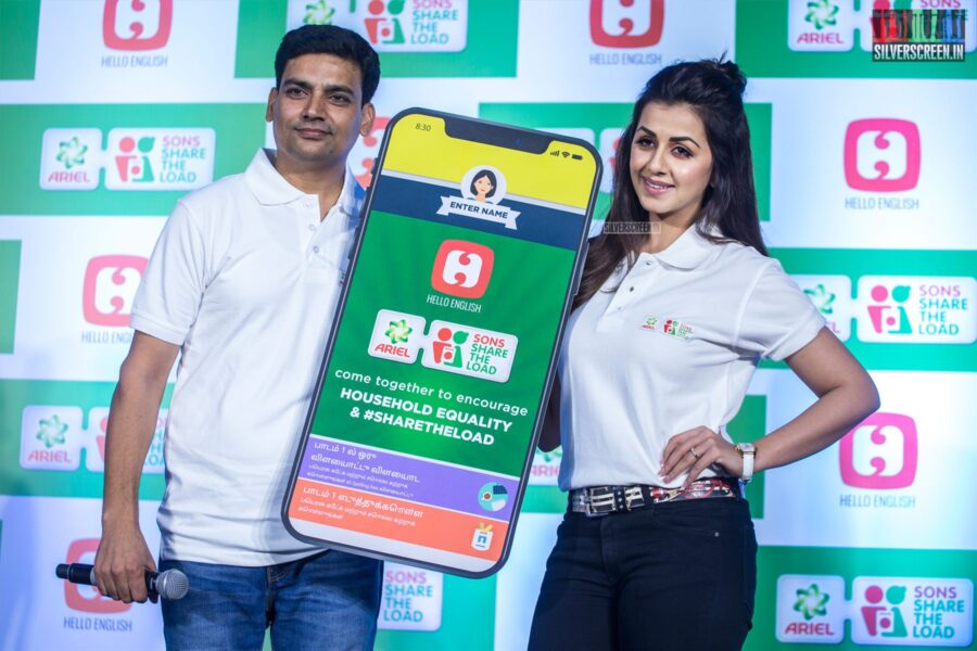 Nikki Galrani At An Event To Promote Education And Household Equality