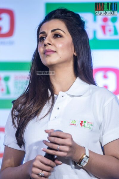Nikki Galrani At An Event To Promote Education And Household Equality