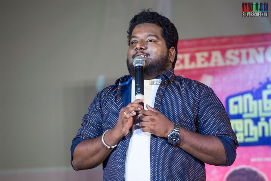 RJ Vigneshkanth At The 'Nenjamundu Nermaiyundu Odu Raja' Audio Launch