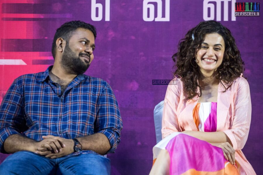 Ashwin Saravanan, Taapsee Pannu At The 'Game Over' Press Meet