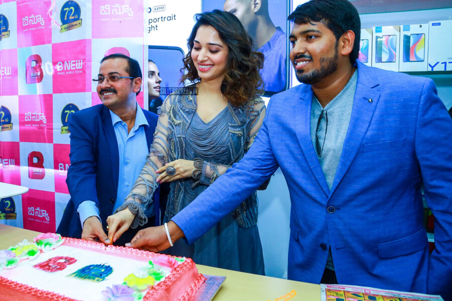 Tamannaah At The Launch Of BNew Mobile Store In Karimnagar