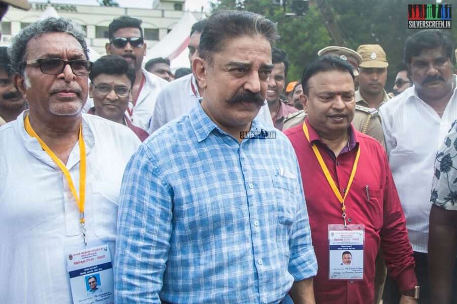 Kamal Haasan Votes In Nadigar Sangam Elections