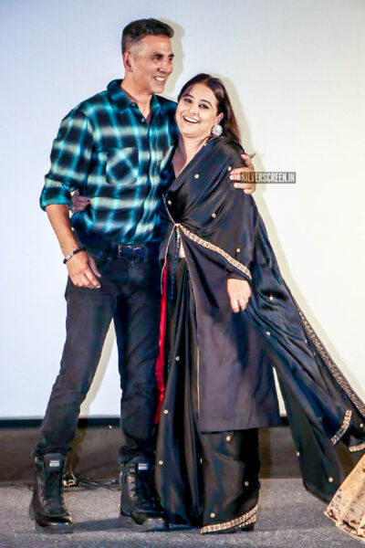 Akshay Kumar, Vidya Balan At The 'Mission Mangal' Trailer Launch