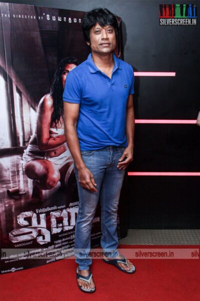 SJ Surya At The 'Aadai' Premiere
