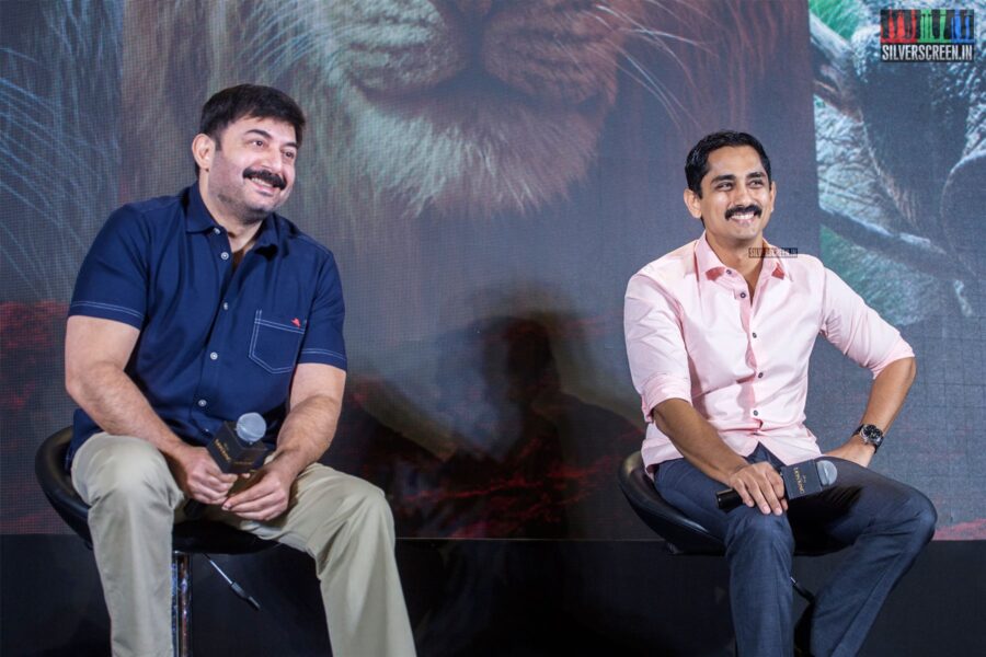 Arvind Swami, Siddharth At The 'The Lion King' Trailer Launch