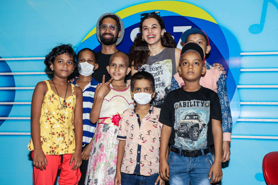 In Pictures: Taapsee Pannu Interacts With Children Battling Cancer