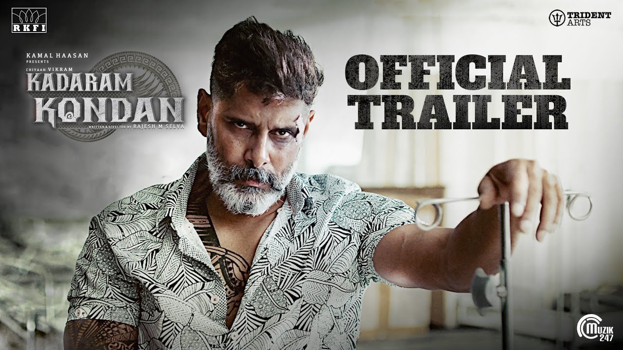 Kadaram Kondan' Trailer: Action Thriller With Vikram Playing A Double Agent  | Silverscreen India