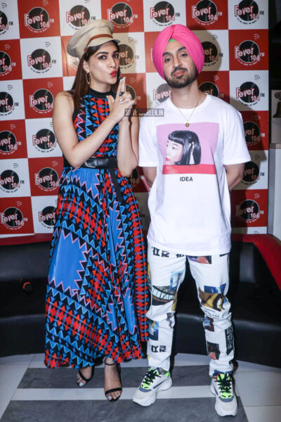 Kriti Sanon, Diljit Dosanjh At A Song Launch From 'Arjun Patiala'