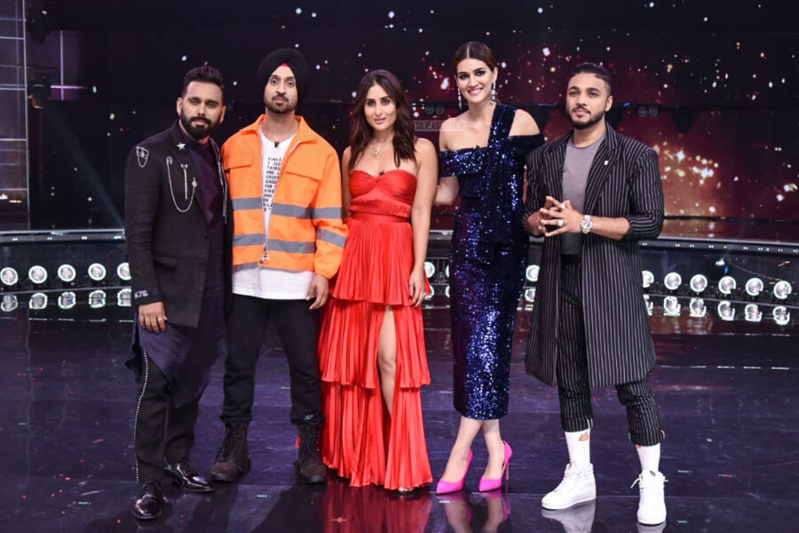 Kriti Sanon, Diljit Dosanjh, Kareena Kapoor Promote 'Arjun Patiala' On The Sets Of Dance India Dance