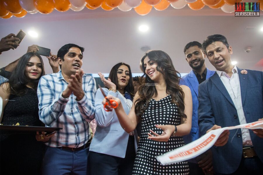 Nikki Galrani At The Relaunch of 'Health & Glow' Store In Chennai