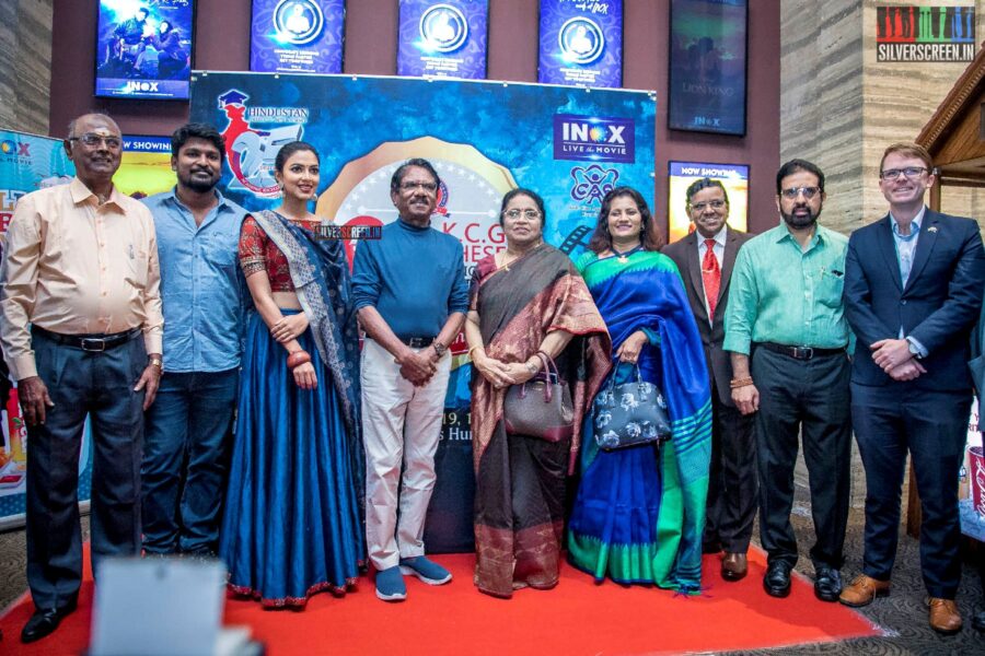 P Bharathiraja, Amala Paul At The Inauguration Of Dr KCG Verghese International Film Festival