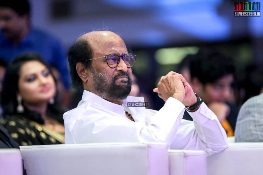 Rajinikanth At The 'Kaappaan' Audio Launch