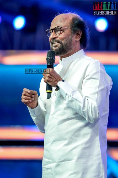 Rajinikanth At The 'Kaappaan' Audio Launch