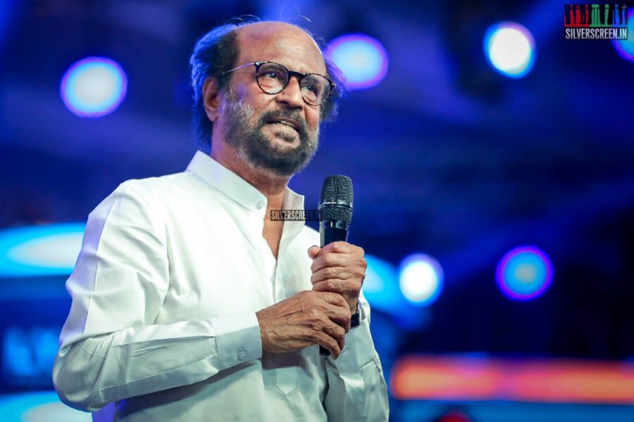 Rajinikanth At The 'Kaappaan' Audio Launch