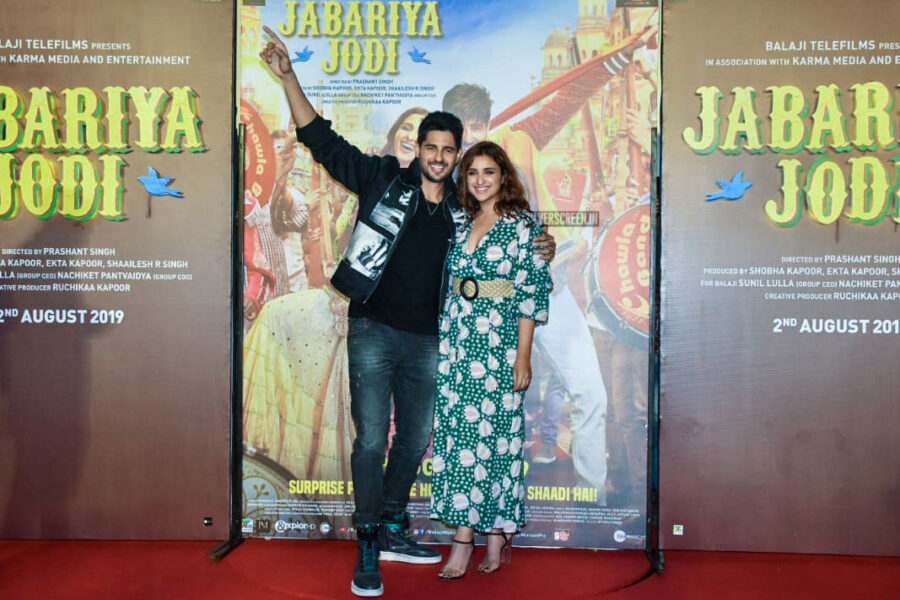 Siddharth Malhotra, Parineeti Chopra At The Jabariya Jodi Trailer Launch