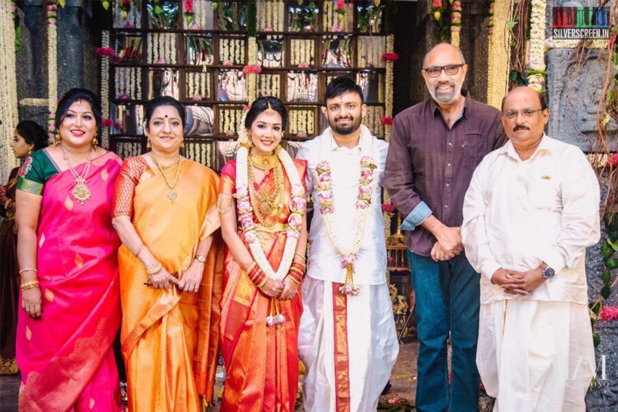 Sathyaraj At The Anand Shankar-Divyanka Wedding